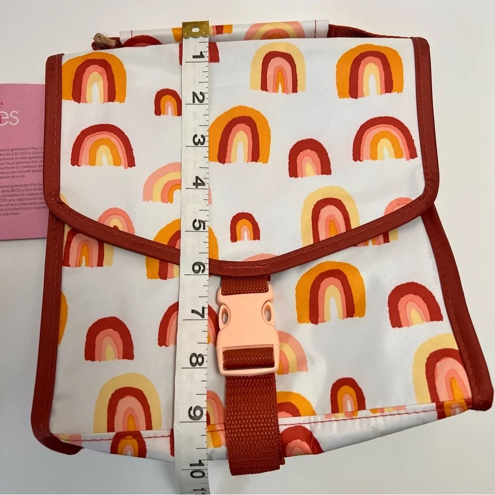 NWT Thirty One Boho Rainbow Thermal Lunch Tote - Picture 7 of 8